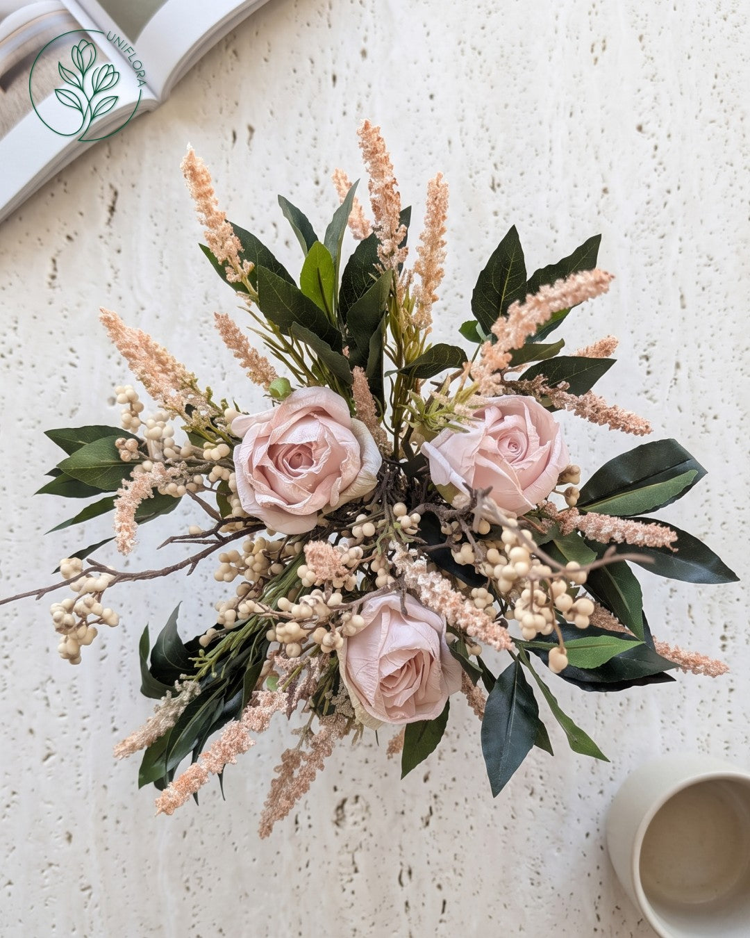 Unika 26.124: Støvet Rosé