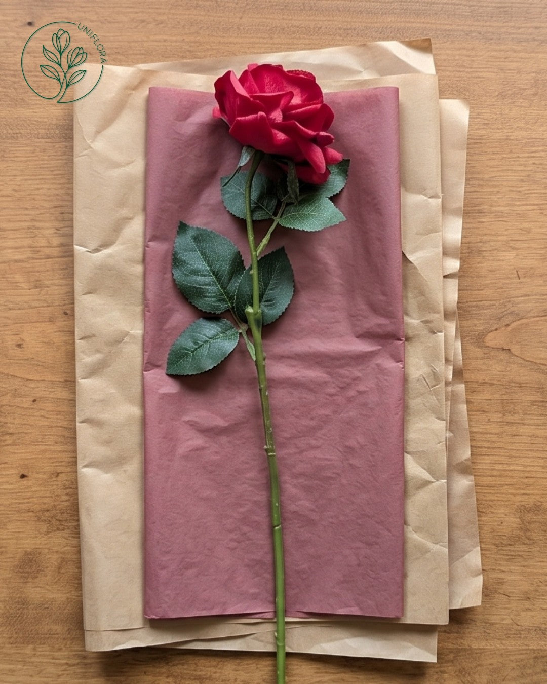 Uniflora Signatur Rose (Real Touch) - Rød