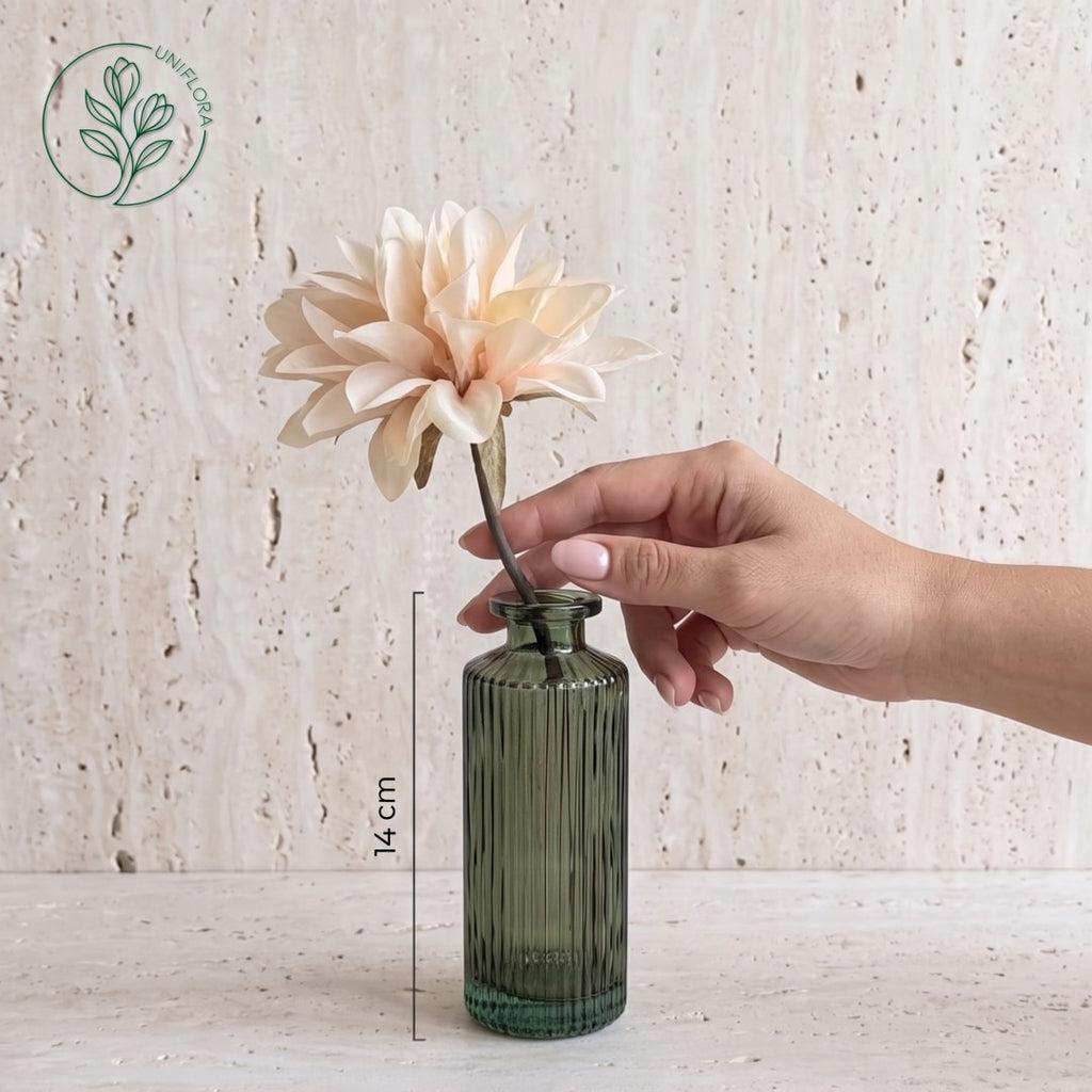 Mini Vase 4: Apoteker, rillet (flere farver)