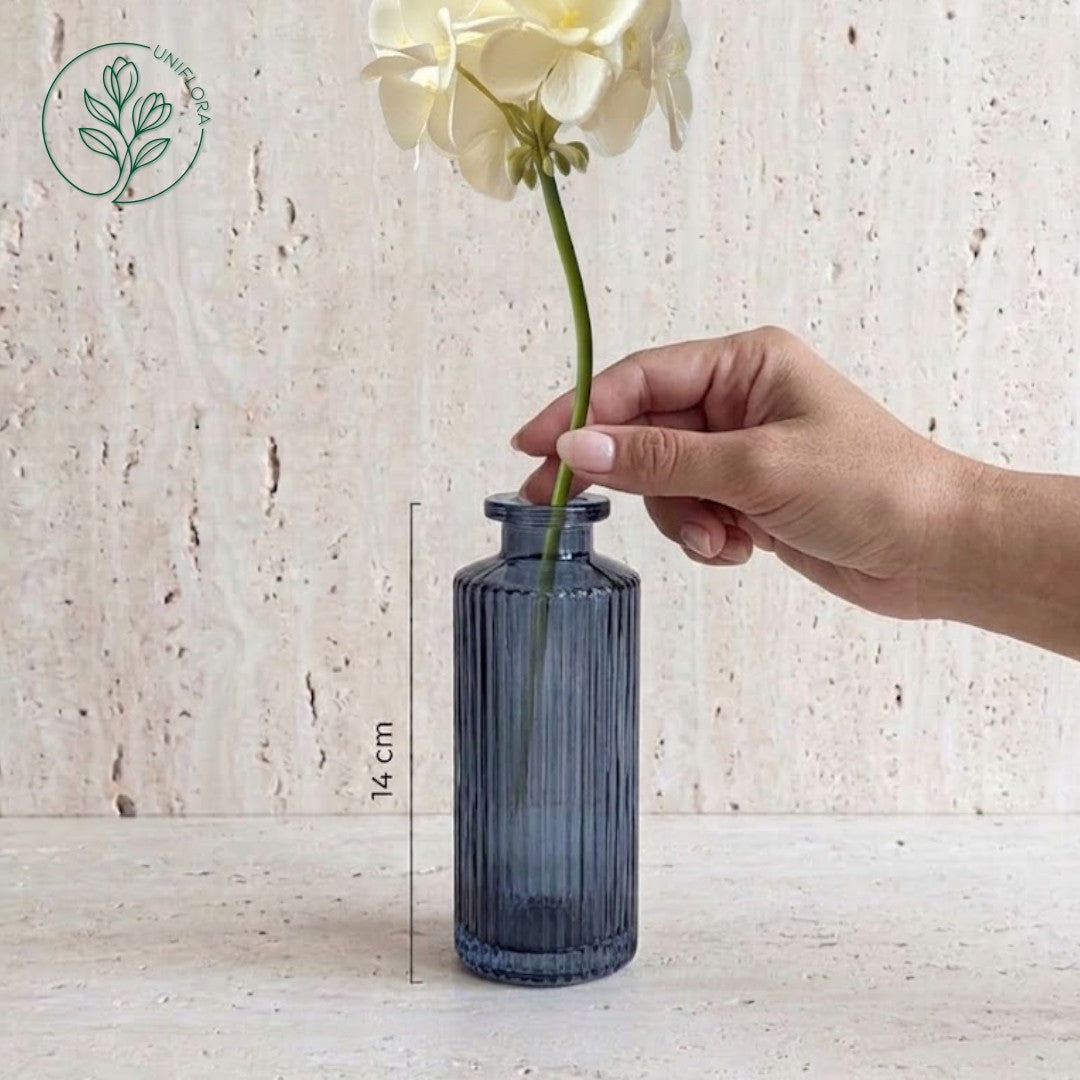Mini Vase 4: Apoteker, rillet (flere farver)