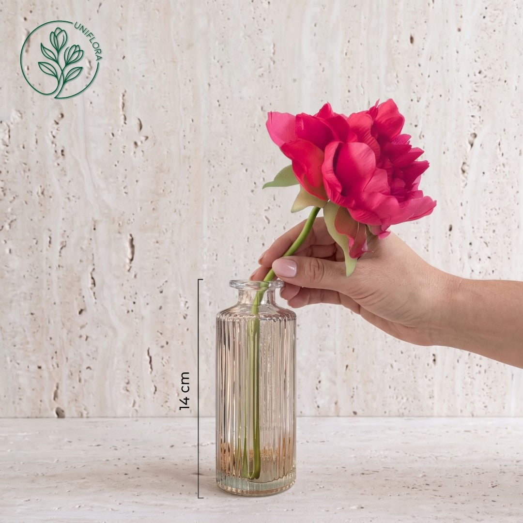 Mini Vase 4: Apoteker, rillet (flere farver)