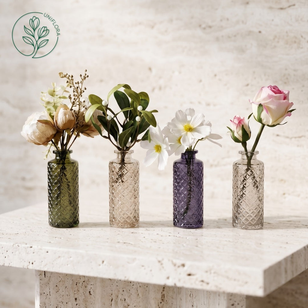 Mini Vase 5: Apoteker, facet (flere farver)