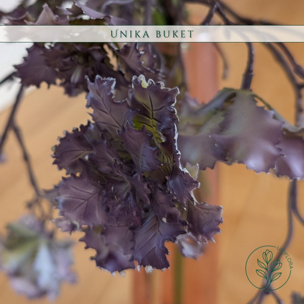 Evighedsbuket Unika 26.14: Svævende Ynde med nuancer af violet, jadegron, pink, hvid, lavendel - Uniflora