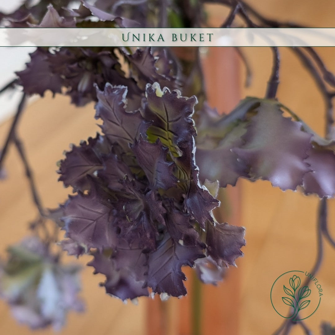Evighedsbuket Unika 26.14: Svævende Ynde med nuancer af violet, jadegron, pink, hvid, lavendel - Uniflora